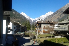 vista dalla cucina della casa